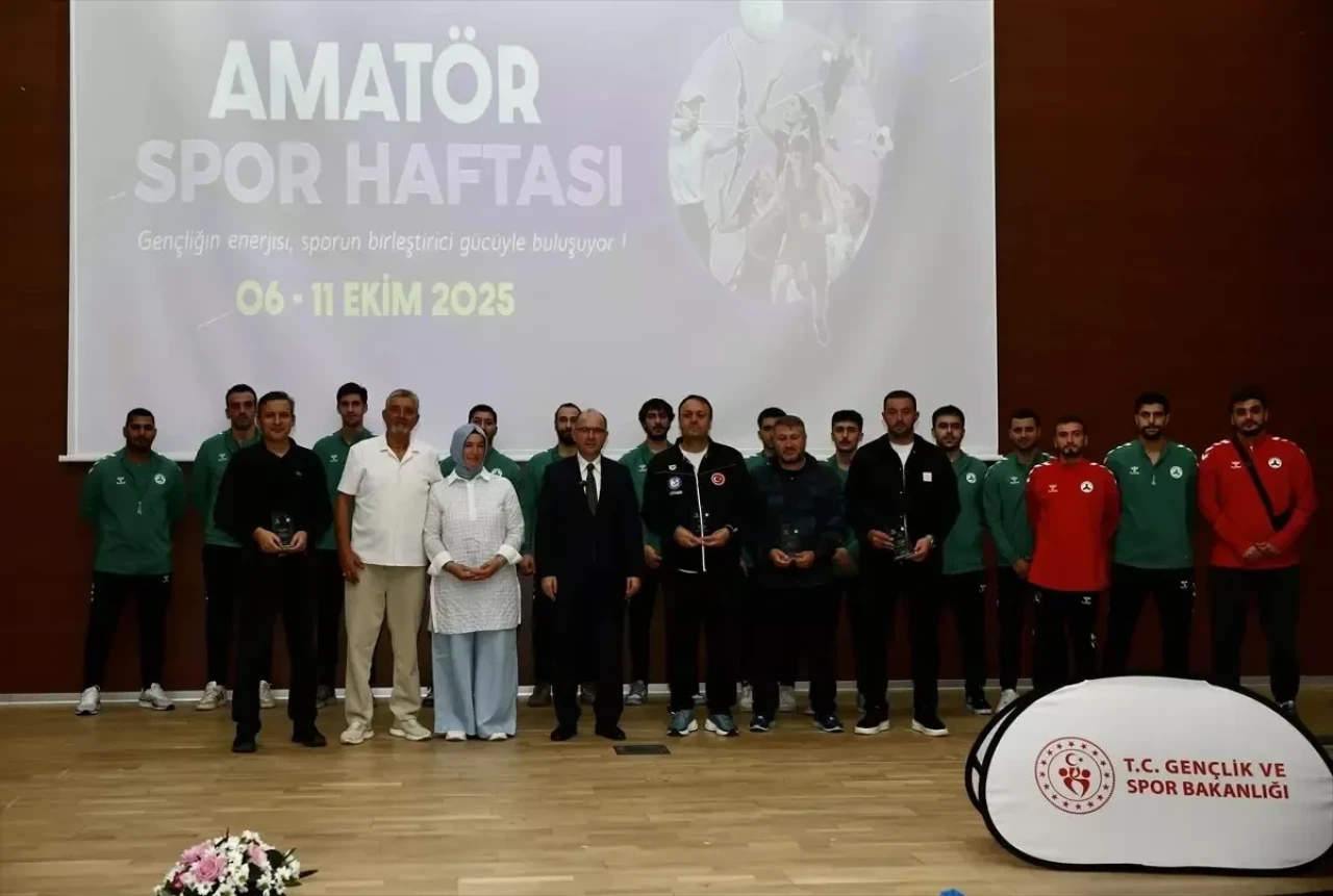 Giresun'da Amatör Spor Haftası Ödül Töreni Gerçekleşti