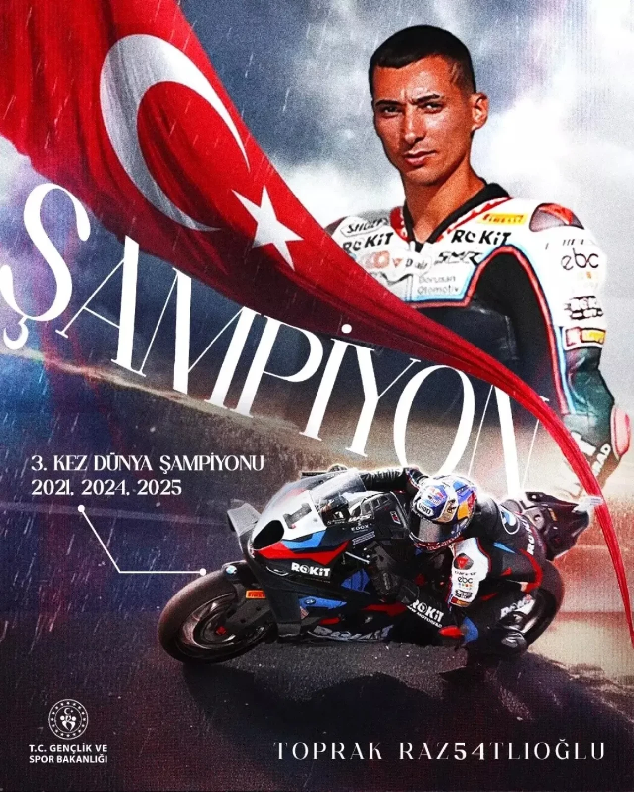 Toprak Razgatlıoğlu 2025 Dünya Superbike Şampiyonu