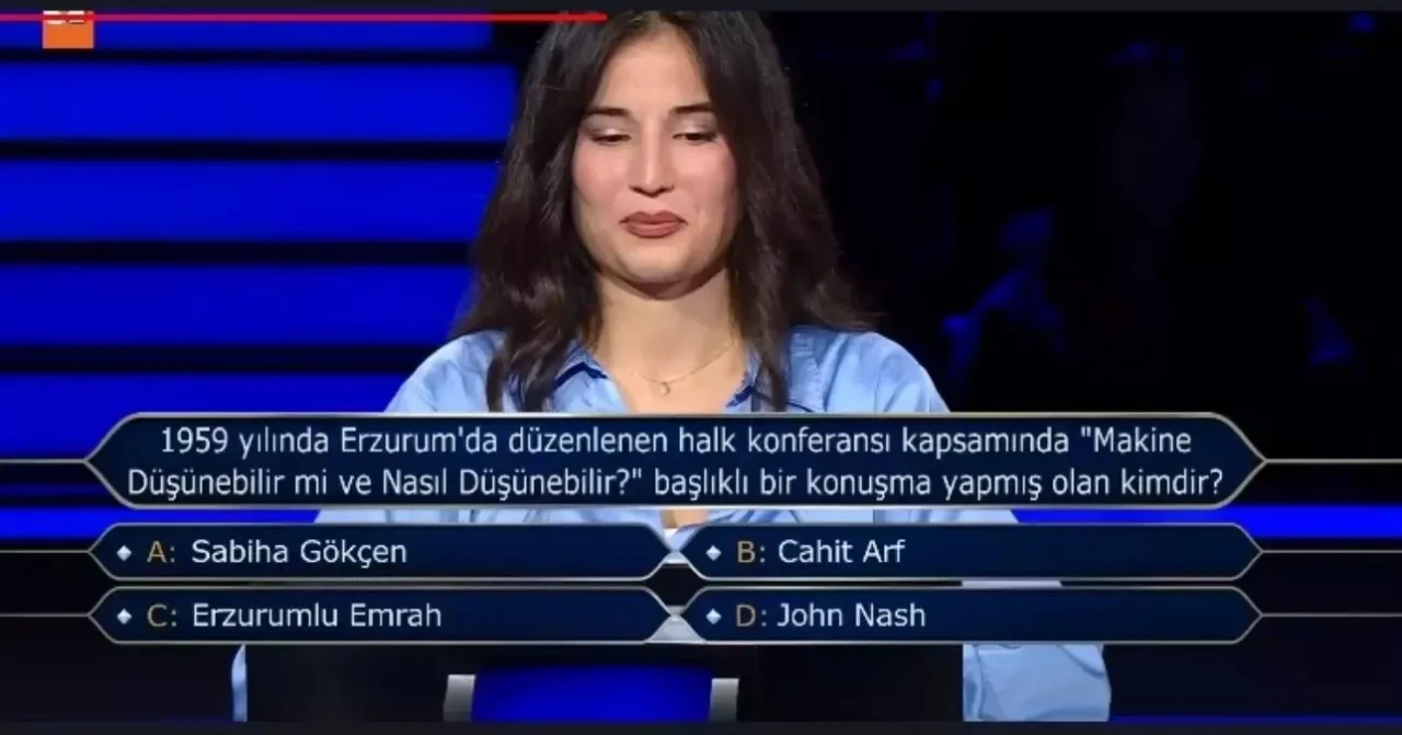 1959 Erzurum Halk Konferansı'nda "Makine Düşünebilir mi?" Konuşması