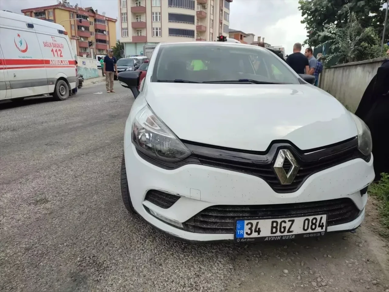 Çarşamba'da Motosiklet ve Otomobil Çarpıştı: 1 Yaralı