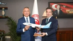TBMM Dışişleri Komisyonu Başkanı Fuat Oktay, AJet Genel Müdürü Kerem Sarp ile Önemli Bir Görüşme Gerçekleştirdi