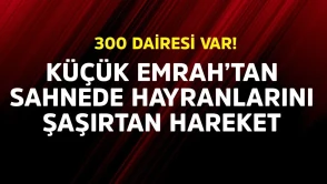 Küçük Emrah'tan Hayranlarını Şaşırtan Sahnede Anlar