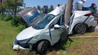 Antalya'daki Feci Kazada 2 Polis Memuru Yaralandı: Olayın Görüntüleri Ortaya Çıktı