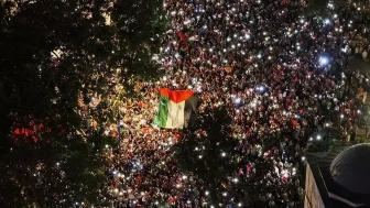 İstanbul’da Gazze'ye Umut Işığı Ol Yürüyüşü Başladı