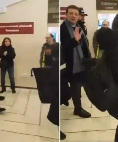 Son Dakika Gözaltındaki Ekrem İmamoğlu'nun ilk görüntüsü