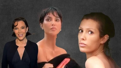Kim Kardashian'ın Yeni Saç Modeli Paris Moda Haftası'nda Dikkat Çekti
