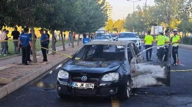 Diyarbakır'da Silahlı Kavga: 1 Yaralı, 1 Araç Ateşe Verildi