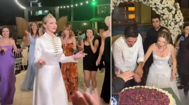 Otilia Bruma ve Bekir Ali'nden Renkli Düğün