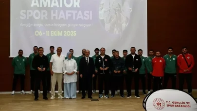 Giresun'da Amatör Spor Haftası Ödül Töreni Gerçekleşti