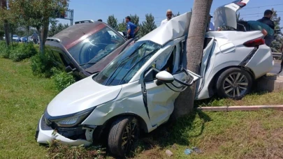 Antalya'daki Feci Kazada 2 Polis Memuru Yaralandı: Olayın Görüntüleri Ortaya Çıktı