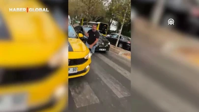 Ataşehir'de Kuryeye Yumruk Atan Taksi Sürücüsüne Ceza Verildi