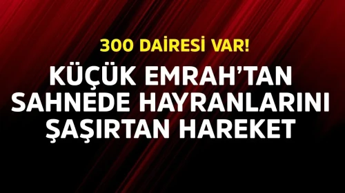 Küçük Emrah'tan Hayranlarını Şaşırtan Sahnede Anlar