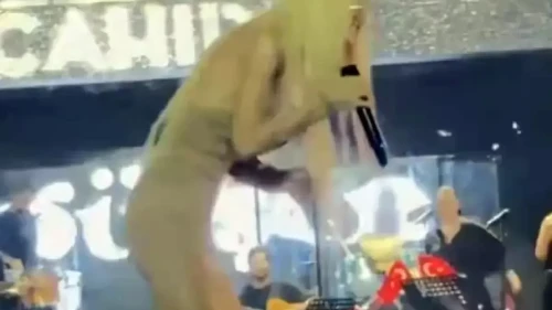 Gülşen, Sahneye Para Atan Hayranına Tepki Gösterdi