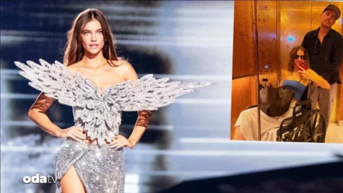 Barbara Palvin, Victoria's Secret Defilesine Kırık Ayağıyla Katıldı