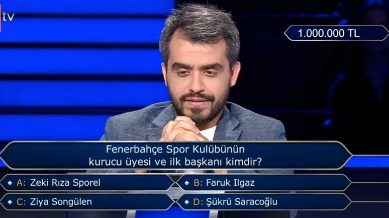 1 Milyonluk Soruyu Açtırdı, 500 Bin Lira ile Yarışmadan Ayrıldı