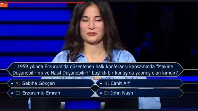 1959 Erzurum Halk Konferansı'nda "Makine Düşünebilir mi?" Konuşması