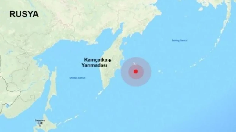 Kamçatka'da 7,6 Büyüklüğünde Deprem Meydana Geldi, Tsunami Uyarısı!