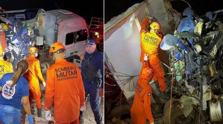 Brezilya'da Feci Kaza: Yolcu Otobüsü ile Kamyon Çarpıştı, 11 Ölü, 45 Yaralı